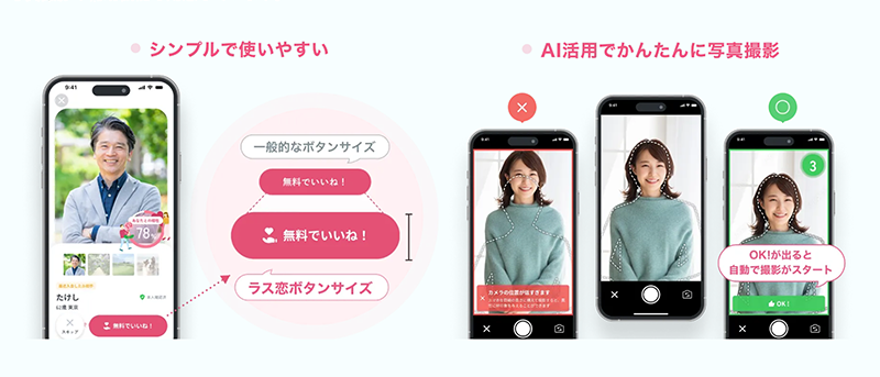 使い方がシンプルなラス恋