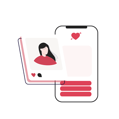 婚活サイトのプロフィールイメージ